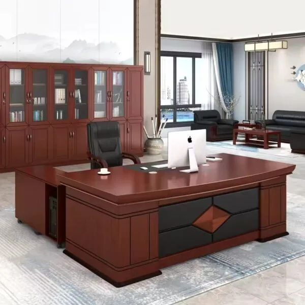 2.0M L-Shaped Executive Desk